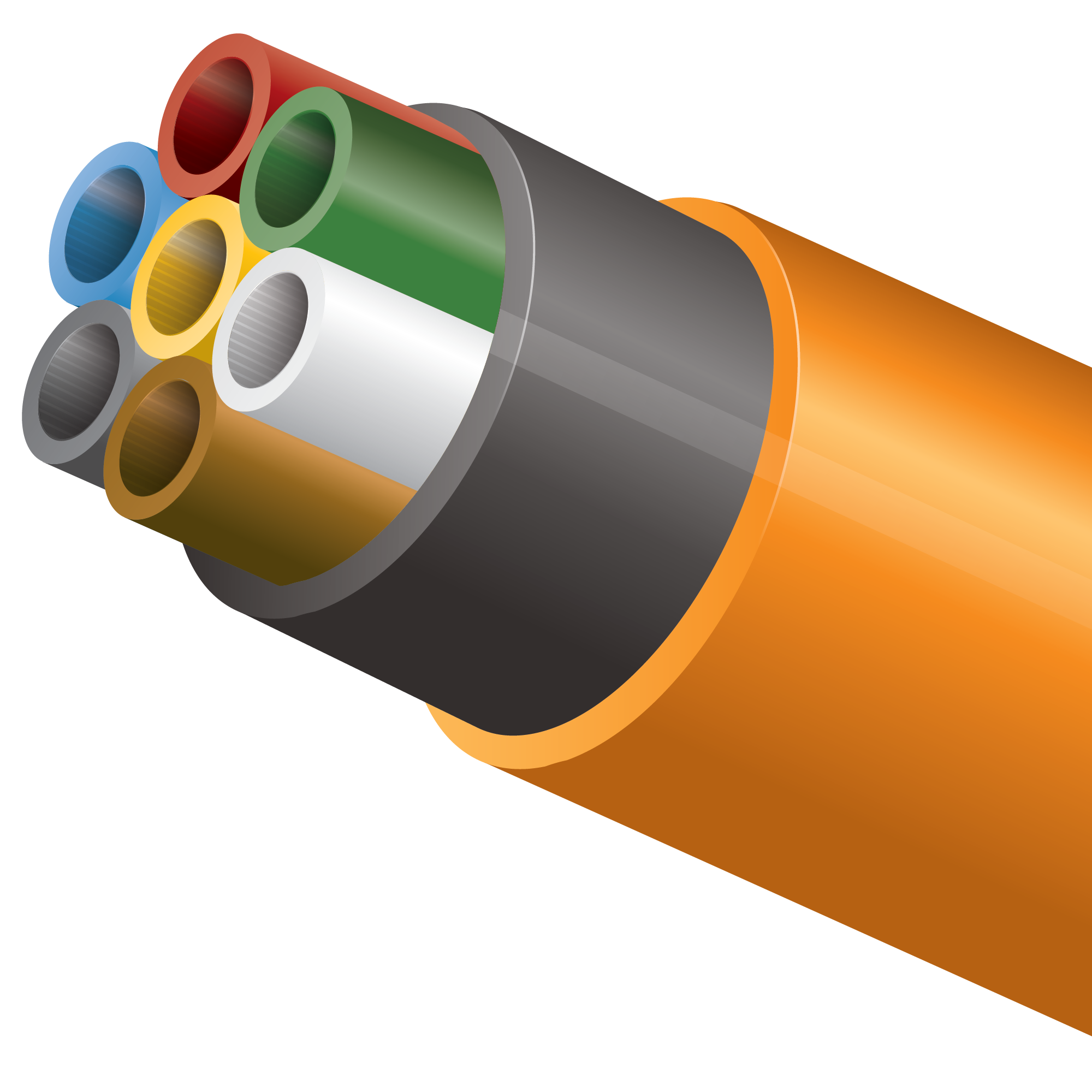 DuraDrill features MicroDucts HDPE surrounded by a Polypropylene (PP) inner layer and a High-Density Polyethylene (HDPE) outer layer. This extra-rugged construction provides high pulling force and additional protection for the internal MicroDucts in demanding installation scenarios, including direct burial and directional drilling. DuraDrill enables one-step installation and provides a flexible, scalable solution for fiber networks, with easy routing and dig-free future capacity upgrades. 